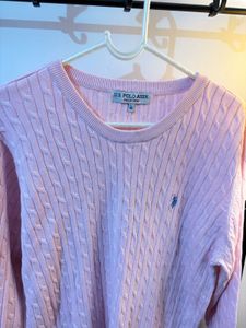 US Polo Assn. Pink Sweater