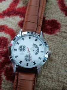 Men&#39;s Brown Leather Watch