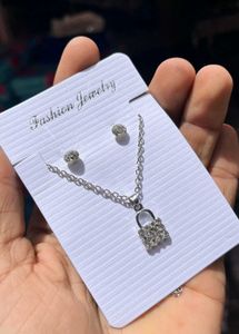 Silver Finish Jewellery Set