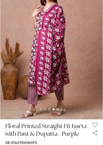 Purple Colour Brand New Suit Set