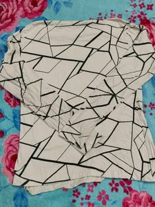 Geometric Print Top