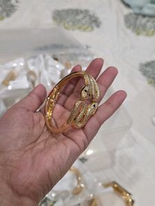 Combo Of 4 - Gold Polish Metal Bases Bracelets