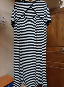 STRIPED T-SHIRT DRESS