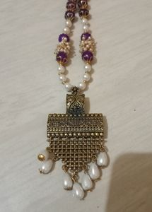 Combo 2 Cristale Moti Necklace