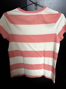 Team spirit striped T-shirt