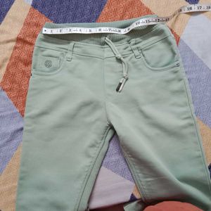 Boys olive Green Casual Pants