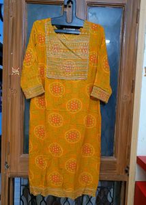 🇳🇿💫💗Ethnic Print Bandhej Kurta