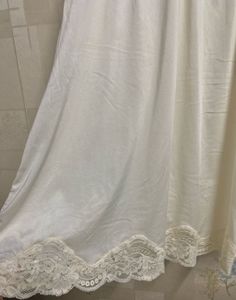 Vintage Cream Lace Slip Dress