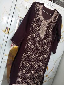 Elegant Embroidered Kurta Set