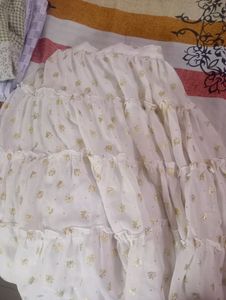 Pink &amp;White Girls Skirt