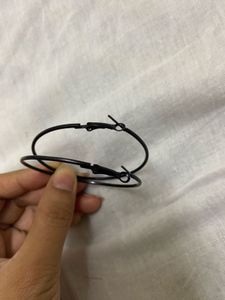 Big Black Hoops