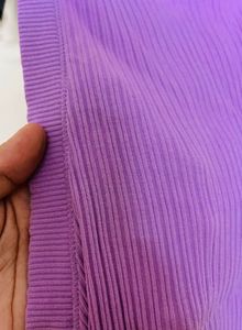Zara Purple Ribbed Tank Top