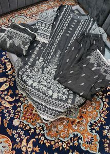 Pakistani Black Dress Combo