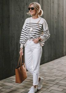 White Boyfriend Jeans