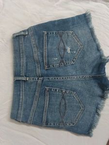Denim Shorts Distressed