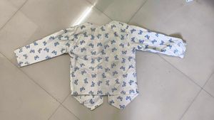 Butterfly Print Cotton Jacket