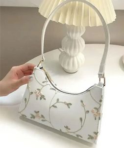 Floral Embroidered Shoulder Bag