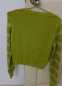 Green Knit Sweater