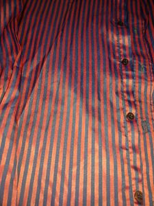 Striped Long Sleeve Shirt(38- Medium Size)