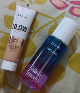 Zudio Glow Up Skin Tint & Island Magic Body Mist