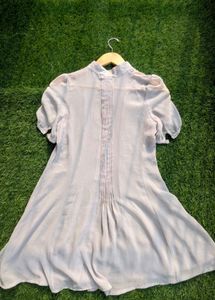 beautiful grey top pure georgette
