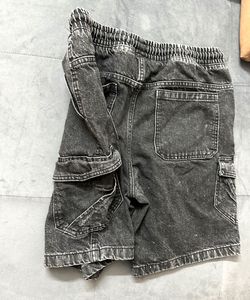 Cargo Denim Shorts