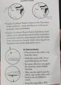 1 Eye Brow Razor And Fiama 6 Soap