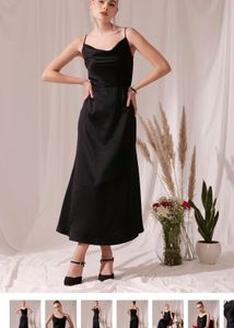 Elegant Black Slip Dress