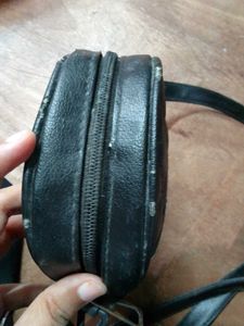 Vintage Black Crossbody Bag