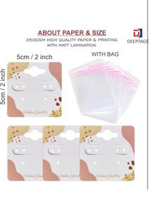 Jewellery Display Card - 200qty