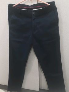 Navy Blue Casual Pants
