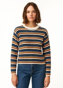 Striped Knit Sweater