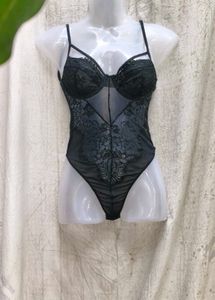 I. Black Lace Bodysuit