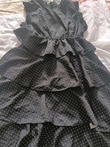 Black Polka Dots Frock