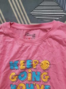 Pink Graphic Tee