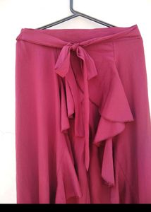 Skirt With Plazo