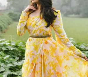 Yellow Ciffone Gown
