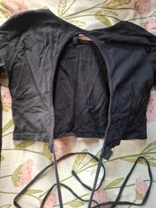 Black Long Sleeve Top