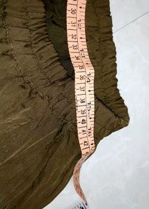 Boho Brown Striped Skirt