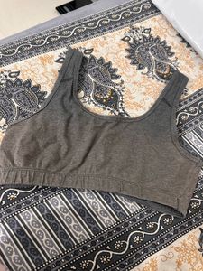 Grey Sports Bra