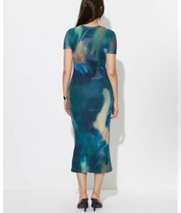 SAVANA Printed Bodycon Dress