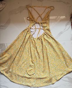 Floral Yellow Sundress