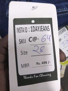 🥰C@64 Size-28 Straight Jeans