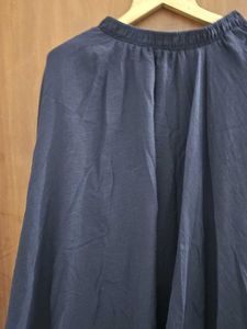 Whimsical Fairycore Navy Blue Skirt