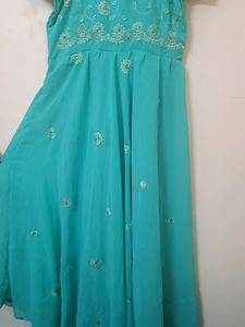 Cyan Tailor Made Gown