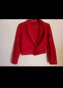NEW Kotty Red Cropped Blazer (Alterable)