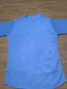 Vintage Blue Button-Down Shirt