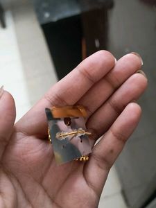golden colour earrings