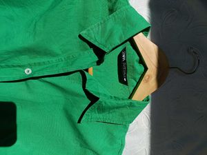Green Poplin Shirt