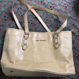 Lino Perros Yellow Crocs Handbag For Women